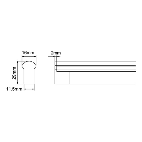 specialtyLED Flexible Border Tube Color Changing RGB End Cap With Stainless Crimp Plate IP65 (FBT-RGB-EC)