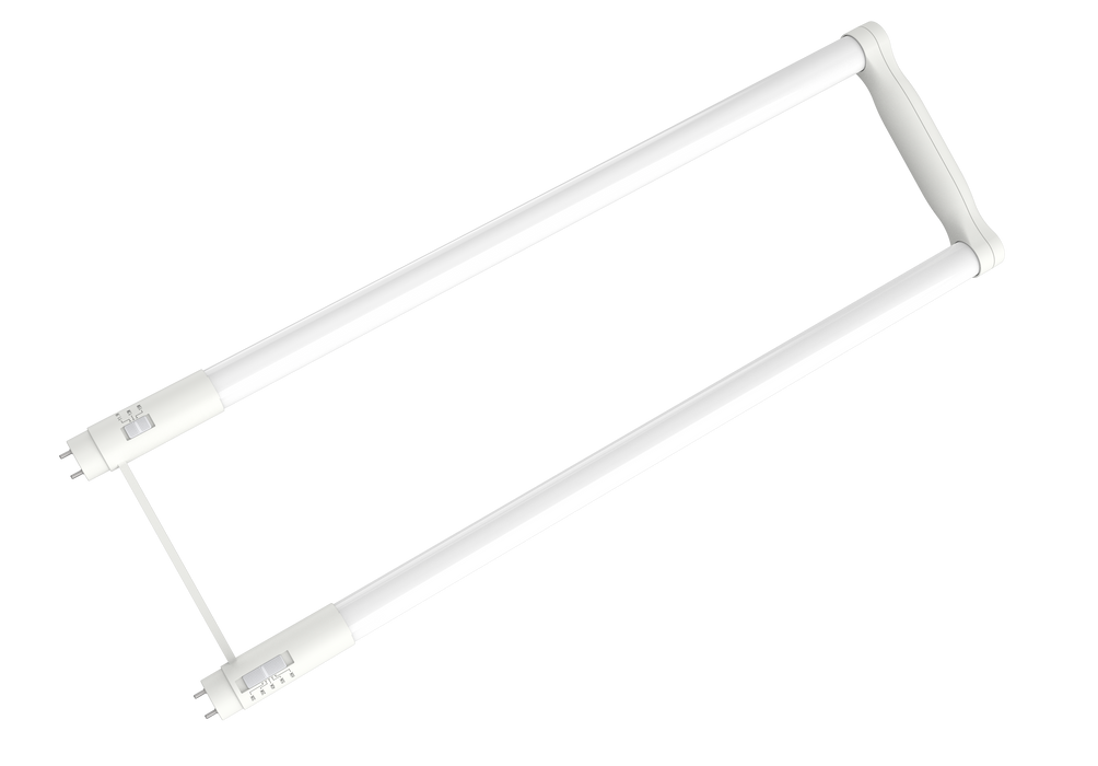 EIKO LPS15T8/U6/ABSDG/U/FCCT LED T8 U-Bend Wattage/CCT Selectable 15W/13W/11.5W 3000K/3500K/4000K/5000K/6500K 6 Inch Type A+B Single/Double End Glass 120-277V G13 Base (15189)