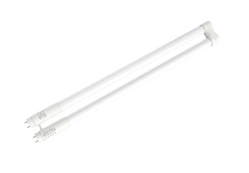 EIKO LPS15T8/U1/ABSDG/U/FCCT LED T8 U-Bend Wattage/CCT Selectable 15W/13W/11.5W 3000K/3500K/4000K/5000K/6500K 1 5/8 Inch Type A+B Single/Double End Glass 120-277V G13 Base (15187)