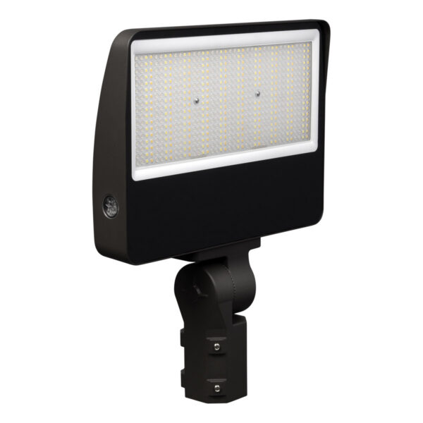 ATLAS Large LED Flood Light Fully Selectable 75W/100W/125W/150W 3000K/4000K/5000K 11000Lm-20000Lm 80 CRI 120-277 0-10V Dimming Bronze (FCLF11-20L)