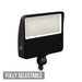 ATLAS Medium LED Flood Light Fully Selectable 40W/50W/65W/80W 3000K/4000K/5000K 6000Lm-11000Lm 80 CRI 6X6 120-277 0-10V Dimming Bronze (FCMF6-11L)
