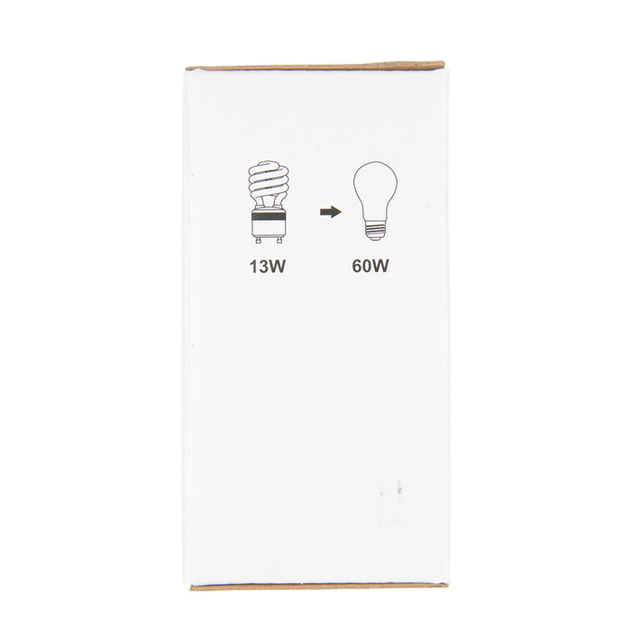 Longstar 13W Spiral Compact Fluorescent 2700K 120V Twist And Lock GU24 Base Bulb (FE-IISG-13W)