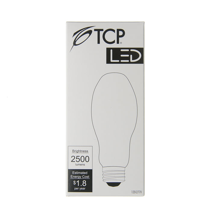 TCP LED High Lumen Filament Lamp ED17 3500K 2500Lm Non-Dimmable E26 Base Frost (FED17N05035E26FR)