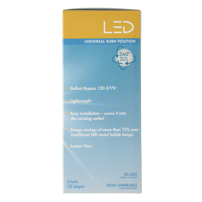 TCP LED High Lumen Filament Lamp ED23 5000K 4000Lm Non-Dimmable E26 Base Clear (FED23N10050E26CL)