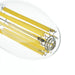 TCP 40W LED High Lumen Filament Lamp ED28 Metal Halide Replacement 5000K E39 Clear 8000Lm Non-Dimmable 80 CRI (FED28N25050E39CL)