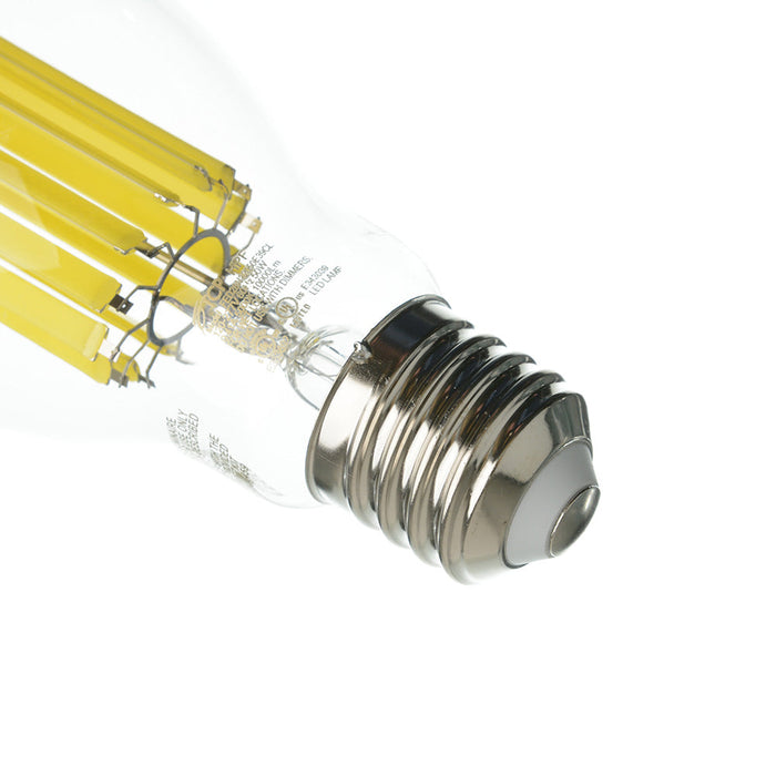 TCP High Lumen LED Filament ED28 Bulb 60W 5000K 10000Lm E39 Base Clear (FED28N32050E39CL)