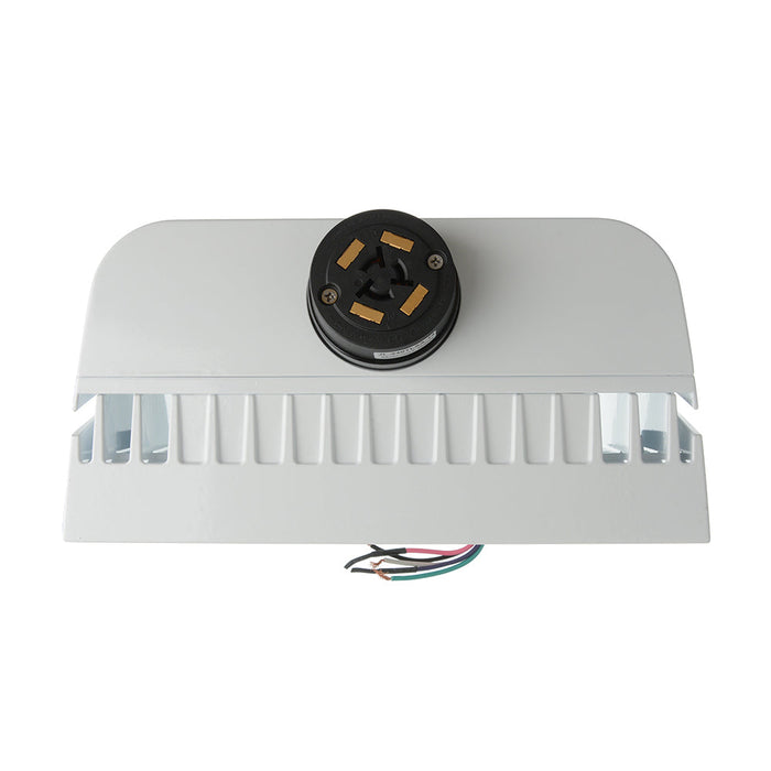 RAB Future Flood Medium Field Adjustable 5000K/4000K 52W/80W 7-Pin Receptacle Trunnion White (FFLEDMTW/7PR)