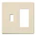 Lutron Fassada/Designer Wall Plate 2-Gang Light Almond (FG-2-TD-LA)