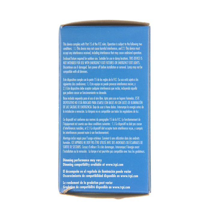 TCP LED Filaments High CRI Decorator Lamp G16 3W 250Lm 2700K E12 Base Dimmable Clear 95 CRI (FG16D2527E12SCL95)