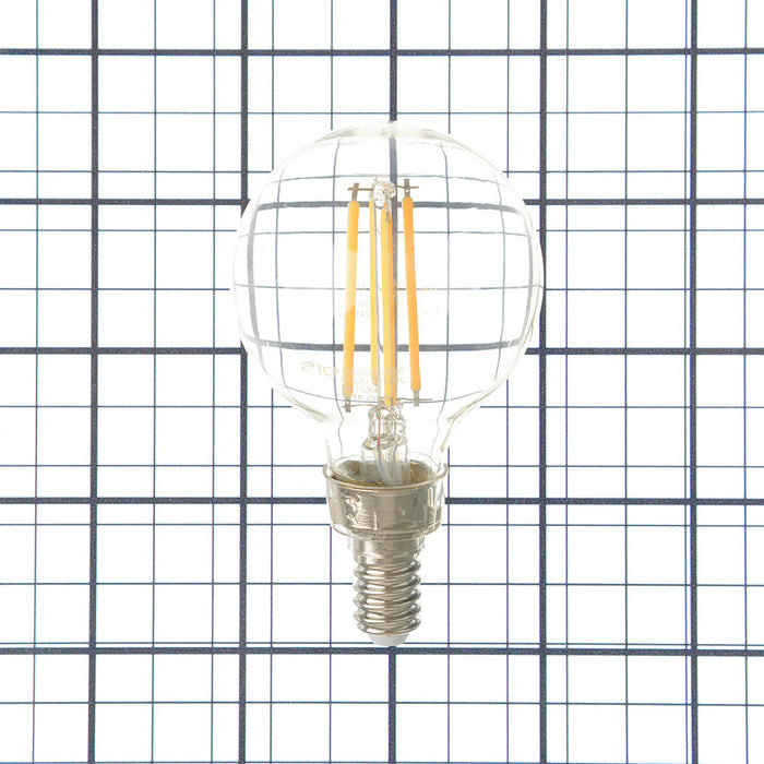 TCP LED Filaments High CRI Decorator Lamp G16 3W 250Lm 2700K E12 Base Dimmable Clear 95 CRI (FG16D2527E12SCL95)