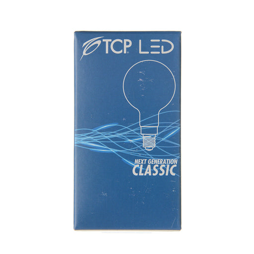 TCP LED Classic Filaments 4W G16 Dimmable 15000 Hours 40W Equivalent 2700K 350Lm E12 Base Clear 95 CRI (FG16D4027E12SCL95)