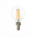 TCP LED Classic Filaments 4W G16 Dimmable 15000 Hours 40W Equivalent 2700K 350Lm E12 Base Clear 95 CRI (FG16D4027E12SCL95)