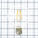 TCP LED Classic Filaments 4W G25 Dimmable 15000 Hours 40W Equivalent 3000K 350Lm E26 Base Clear 95 CRI (FG25D4030E26SCL95)