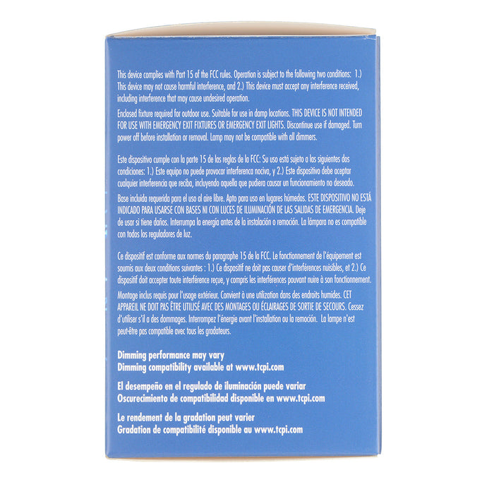 TCP LED Classic Filaments 4W G25 Dimmable 15000 Hours 40W Equivalent 3000K 350Lm E26 Base Frost 95 CRI (FG25D4030E26SFR95)