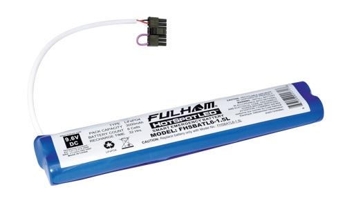 Fulham Hotspot 2 Battery Pack LiFePO4 (Lithium Iron) 6 Cells 3 Amp Hours Equals 16W Maximum Load For 90 Minutes Linear Profile (FHSBATL6-1.5L)