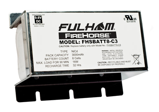 Fulham Hotspot 2 Battery Pack Nickel Cadmium (Nickel Cadmium) 8 C Cells 3 Amp Hours Equals 16W Maximum Load For 90 Minutes (FHSBATT8-C3)