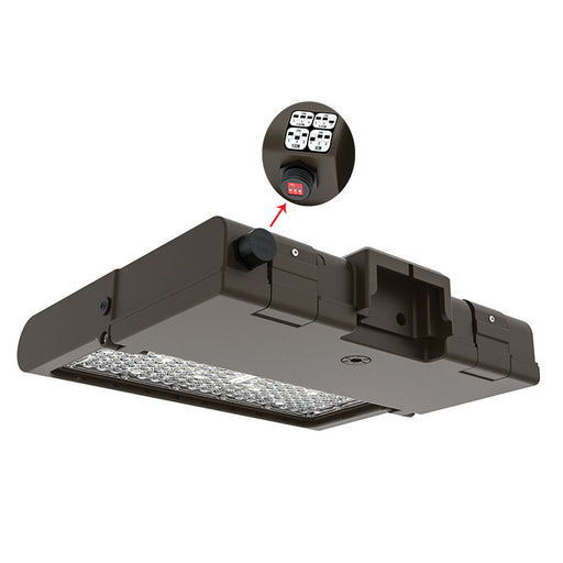 RDA Lighting FL5S-LED150A50-B-5K-T5-BRZ-DIM-PC Floodlight 150W 120-277V 5000K Type V Distribution Bronze Finish 0-10V Dimming With Photocell (052316)