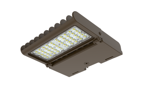 RDA Lighting FL5S-LED100-B-4K-T5-BRZ-DIM Floodlight LED 100W 120-277V 4000K Type V Distribution Bronze Finish 0-10V Dimming (052015)