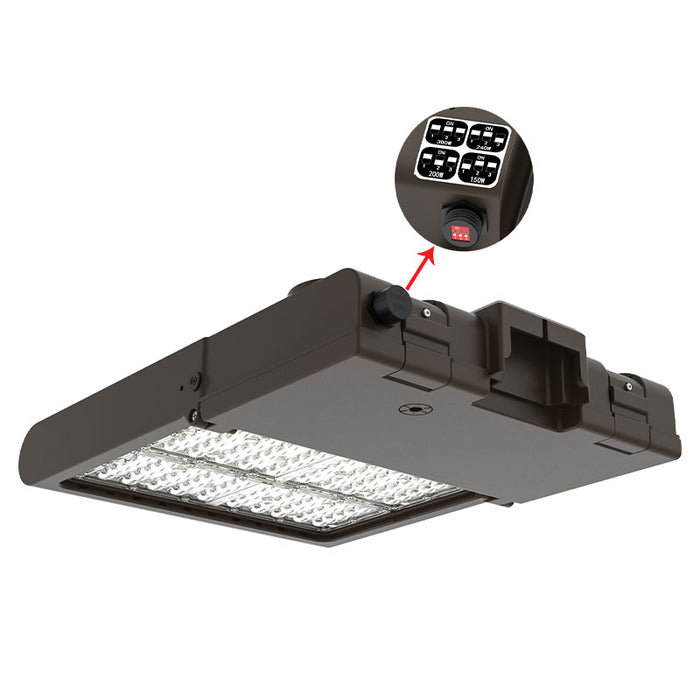 RDA Lighting FL8S-LED300A150-L-4K-T5-BRZ-DIM Floodlight LED 300A 150W 4000K Type V Distribution Bronze Finish 0-10V Dimming (052202)
