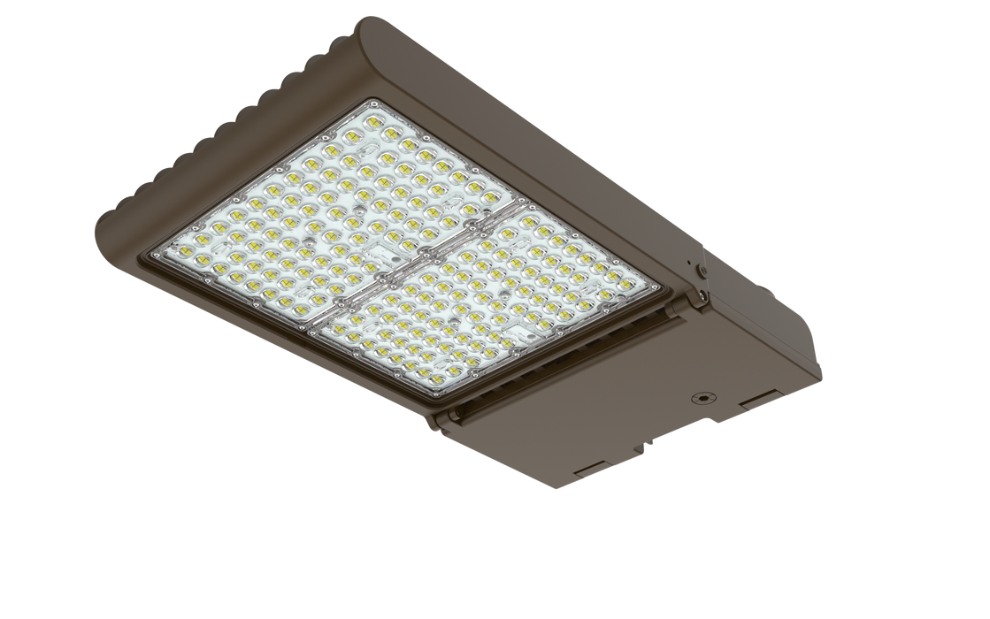 RDA Lighting FL9S-LED400-L-5K-T5-BRZ-DIM-3PIN Floodlight 400W 5000K Type V Distribution Bronze Finish 0-10V Dimming (052392)