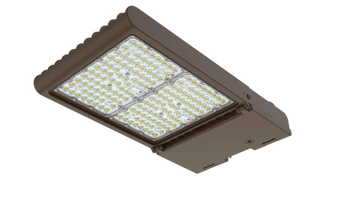 RDA Lighting FL9S-LED400-B-5K-T3-BRZ-DIM-PC Floodlight 400W 120-277V 5000K Type III Distribution Bronze Finish 0-10V Dimming With Photocell (052326)