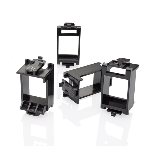 Leviton Front Loading UTP QuickPort Patch Panel Bezel Replacements 4-Pack (FLPBE-4EB)