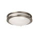 Maxlite 112004 Flush Mount Architectural 12 Inch Wattage/CCT Selectable 8W/12W/16W 2700K/3000K/3500K/4000K/5000K 120-277V 0-10V Dimming Motion Sensor Nickel (FMA12V08WCSNMS)