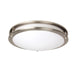 Maxlite 111877 Flush Mount Architectural 16 Inch Wattage/CCT Selectable 12W/18W/24W 2700K/3000K/3500K/4000K/5000K 120-277V 0-10V Dimming Nickel Battery Backup (FMA16V12WCSNEM)