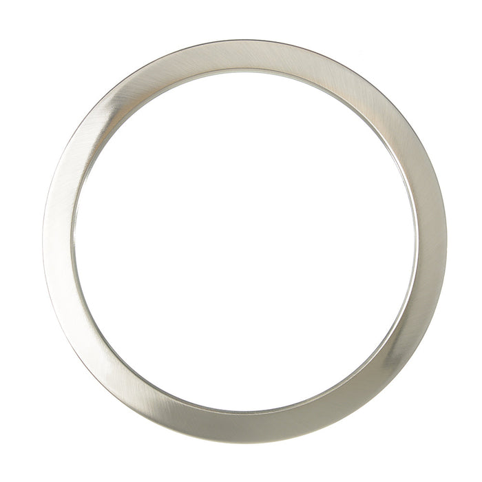 Westgate Manufacturing 8 Inch Round Trim For FML-R8 Series -Brushed Nickel (FML-R8-TRM-BN)