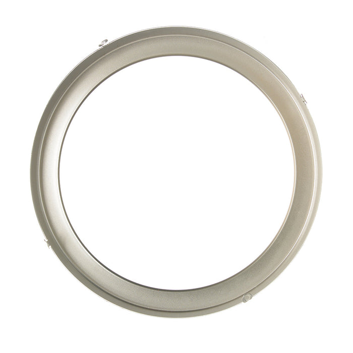 Westgate Manufacturing 8 Inch Round Trim For FML-R8 Series -Brushed Nickel (FML-R8-TRM-BN)