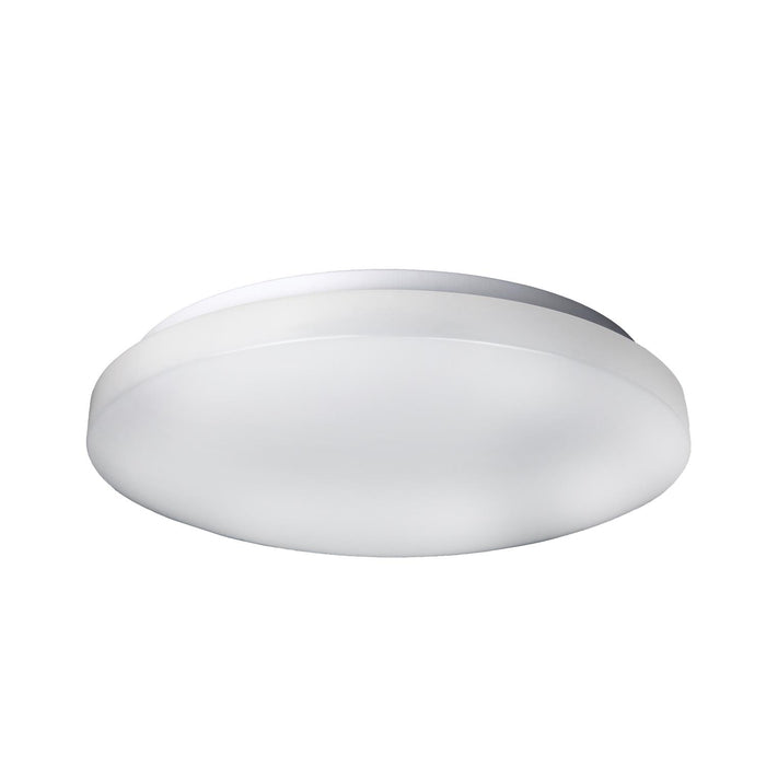 Maxlite 111870 Flush Mount Puff 13 Inch Wattage/CCT Selectable 10W/15W/20W 2700K/3000K/3500K/4000K/5000K 120-277V 0-10V Dimming White Battery Backup (FMP13V10WCSWEM)