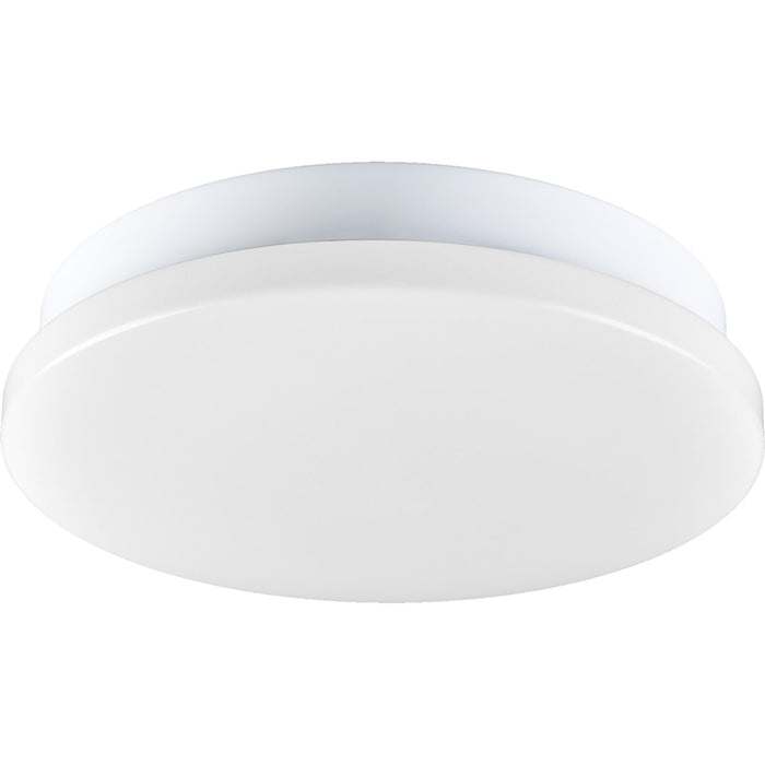 Maxlite 113800 Flush Mount Puff 15 Inch Selectable 12W/18W/24W 2700K/3000K/3500K/4000K/5000K 120-277V 0-10V Bluetooth Network White Battery Backup (FMP15V12WCSWN6EM)
