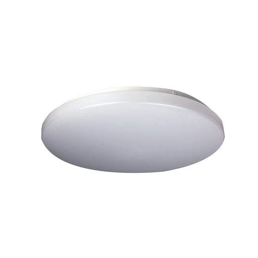 Maxlite 111844 Flush Mount Puff 15 Inch Wattage/CCT Selectable 12W/18W/24W 2700K/3000K/3500K/4000K/5000K 120-277V 0-10V Dimming White (FMP15V12WCSW)