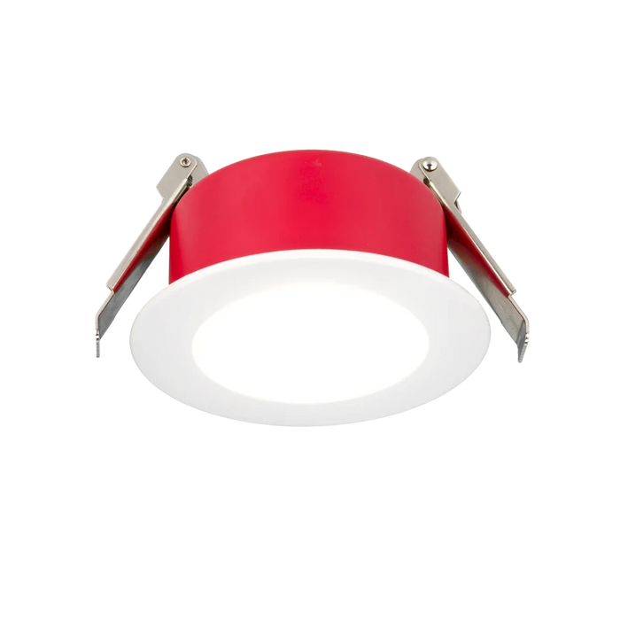 American Lighting 4 Inch Fire Rated Downlight-Deep Baffle 12W CCT Selectable 2700K/3000K/3500K/4000K/5000K 850Lm 90 CRI Triac Dimming White (FRD-DEEPBAF-5CCT-4-WH)