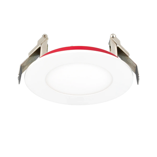 American Lighting 6 Inch Fire Rated Downlight-Slim Flat 15W CCT Selectable 2700K/3000K/3500K/4000K/5000K 1100Lm 90 CRI Triac Dimming White (FRD-SLIM-5CCT-6-WH)