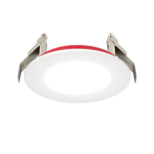 American Lighting 6 Inch Fire Rated Downlight-Slim Flat 15W CCT Selectable 2700K/3000K/3500K/4000K/5000K 1100Lm 90 CRI Triac Dimming White (FRD-SLIM-5CCT-6-WH)