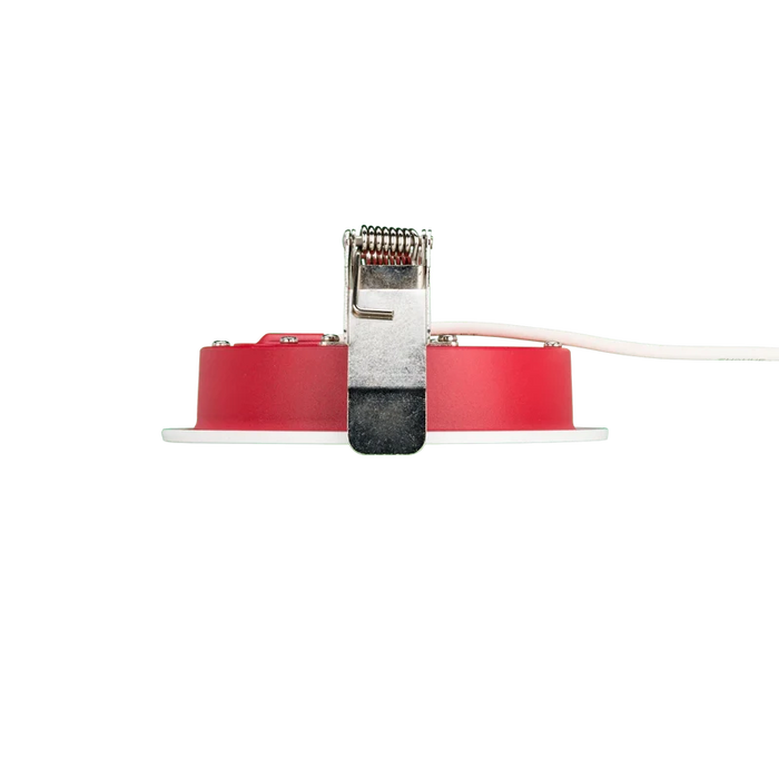 American Lighting 4 Inch Fire Rated Downlight-Slim Baffle 12W CCT Selectable 2700K/3000K/3500K/4000K/5000K 850Lm 90 CRI Triac Dimming White (FRD-SLIMBAF-5CCT-4-WH)