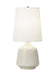 Generation Lighting Ornella Casual 1-Light Indoor Small Table Lamp In New White Finish With White Linen Fabric Shade (AET1141NWH1)