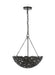 Generation Lighting Alexa Hampton Kelan 6-Light Small Pendant In Aged Iron Finish With Aged Iron Steel Shade (AP1193AI)