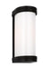 Generation Lighting Ifran Transitional Dimmable Indoor Small 1-Light Vanity Fixture In An Aged Iron Finish With Etched Opal Glass Shade (AW1131AI)