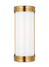 Generation Lighting Ifran Transitional Dimmable Indoor Small 1-Light Vanity Fixture A Burnished Brass With Etched Opal Glass Shade (AW1131BBS)