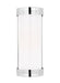 Generation Lighting Ifran Transitional Dimmable Indoor Small 1-Light Vanity Fixture A Polished Nickel With Etched Opal Glass Shade (AW1131PN)