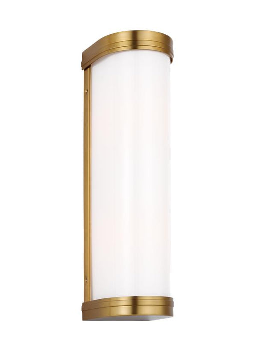 Generation Lighting Ifran Transitional Dimmable Indoor Medium 2-Light Vanity Fixture A Burnished Brass With Etched Opal Glass Shades (AW1142BBS)