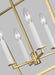 Generation Lighting Southold Medium Lantern Burnished Brass Finish (CC1014BBS)