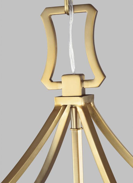 Generation Lighting Southold Wide Lantern Burnished Brass Finish (CC1044BBS)
