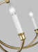 Generation Lighting Westerly Medium Chandelier Antique Gild Finish (CC10612ADB)