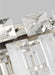Generation Lighting Arden Medium Chandelier Polished Nickel Finish (CC12610PN)