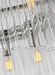 Generation Lighting Beckett Medium Chandelier Polished Nickel Finish With Clear Glass Shades And Clear Glass Shades (CC12812PN)