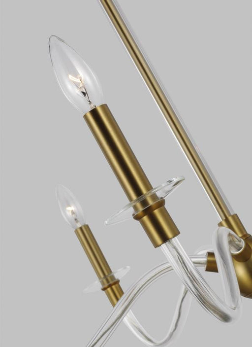 Generation Lighting Hanover Medium Chandelier Burnished Brass Finish (CC1315BBS)