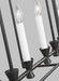 Generation Lighting Keystone Linear Chandelier Aged Iron Finish (CC1406AI)